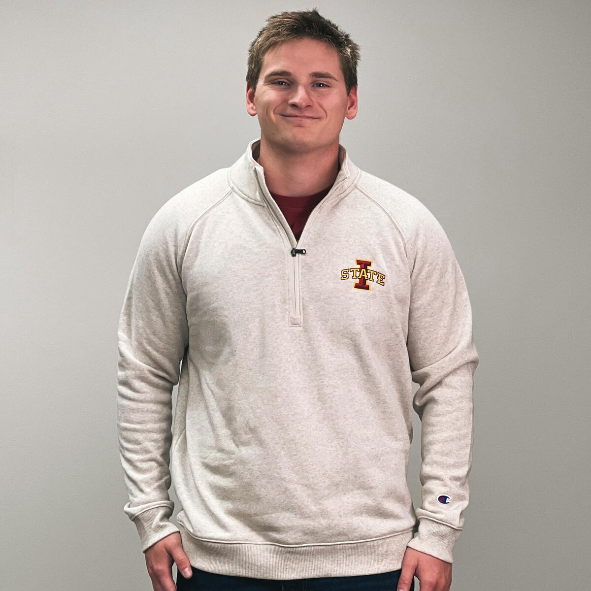 Champion® I-State Pebblestone Fleece 1/4-Zip Sweatshirt